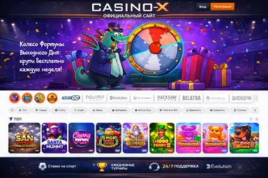 Casino X — раздел бонусов